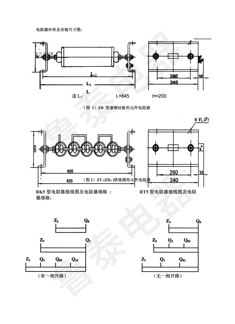 配YZR系列電動機用起動-調整電阻器-2